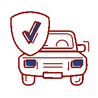 ikona ubezpieczenie samochodu z USA