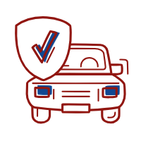 ubezpieczenie samochodu ikona